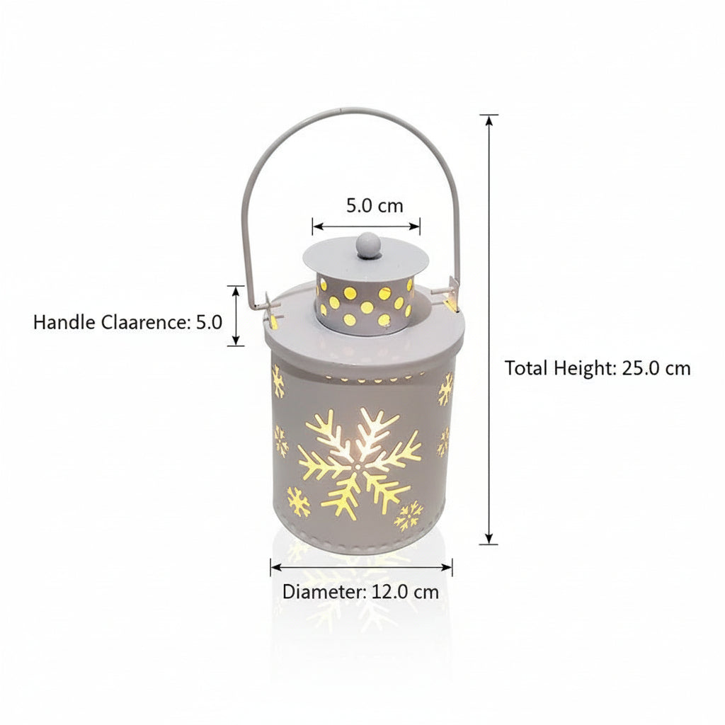 GoFuraaly™ Nordic Glow LED Lanterns – Battery-Powered Electronic Candles for Holiday & Home Decor