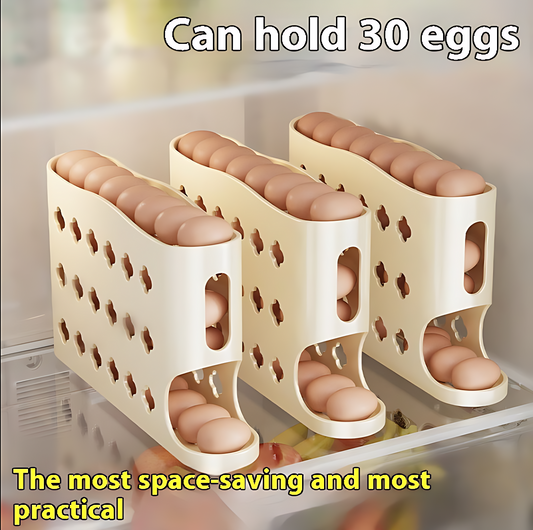 GoFuraaly™ Automatic Rolling Egg Dispenser & Fridge Organizer