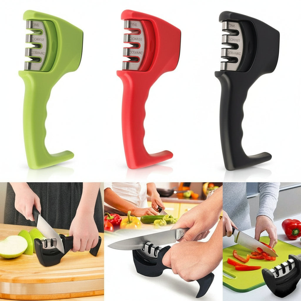 EdgeMaster™ Professional Knife Sharpener — Precision Kitchen Sharpening for All Blade Types