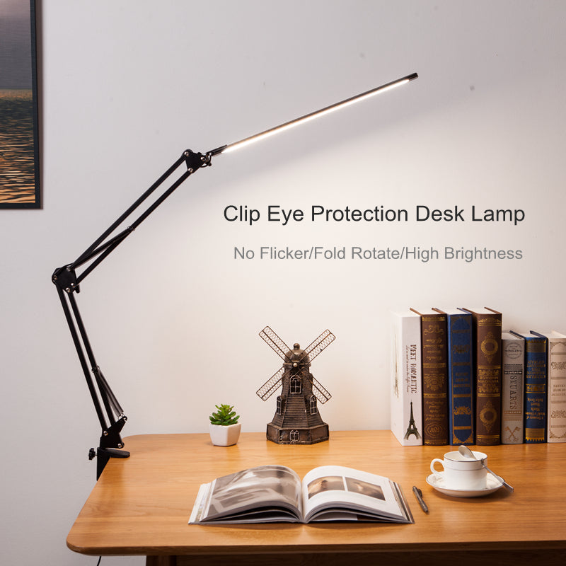 GoFuraaly™ Professional Long Arm Folding LED Desk Lamp