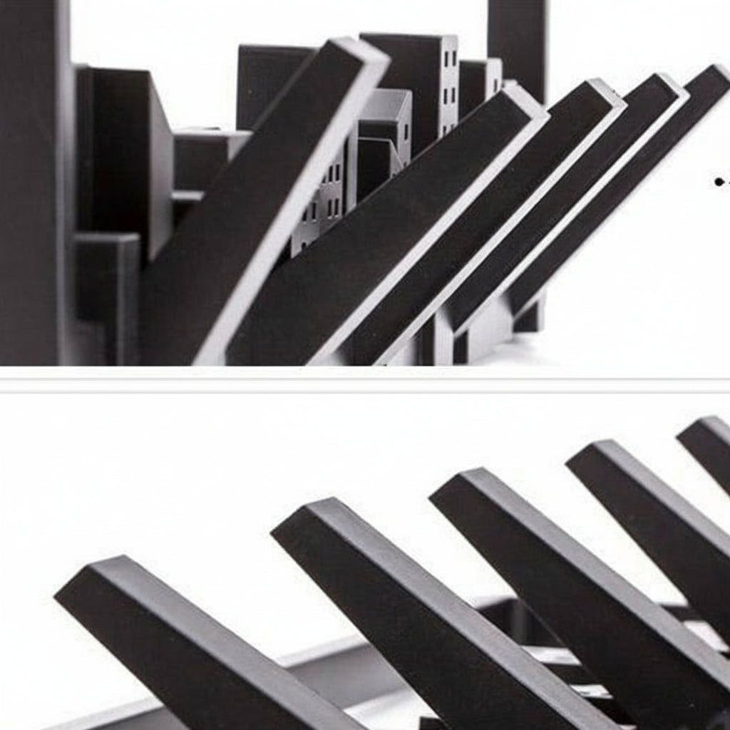 GoFuraaly™ Cityscape Wall Hanger — Multipurpose Metal Hook Rack & Decorative Coat Hook