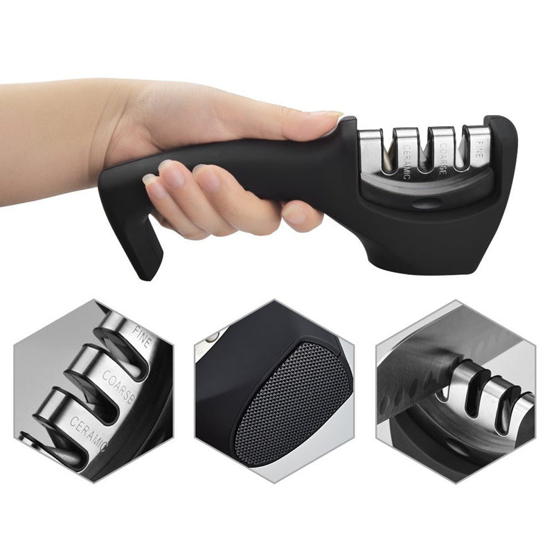 EdgeMaster™ Professional Knife Sharpener — Precision Kitchen Sharpening for All Blade Types