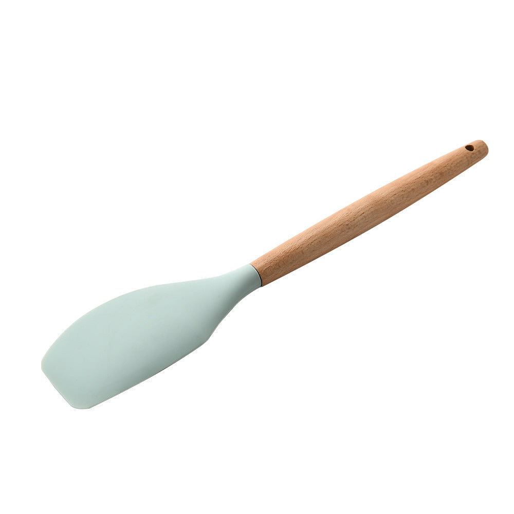 Stylish Silicone Kitchen Utensils Set with Wooden Handles – Non‑Stick Cooking & Baking Tools