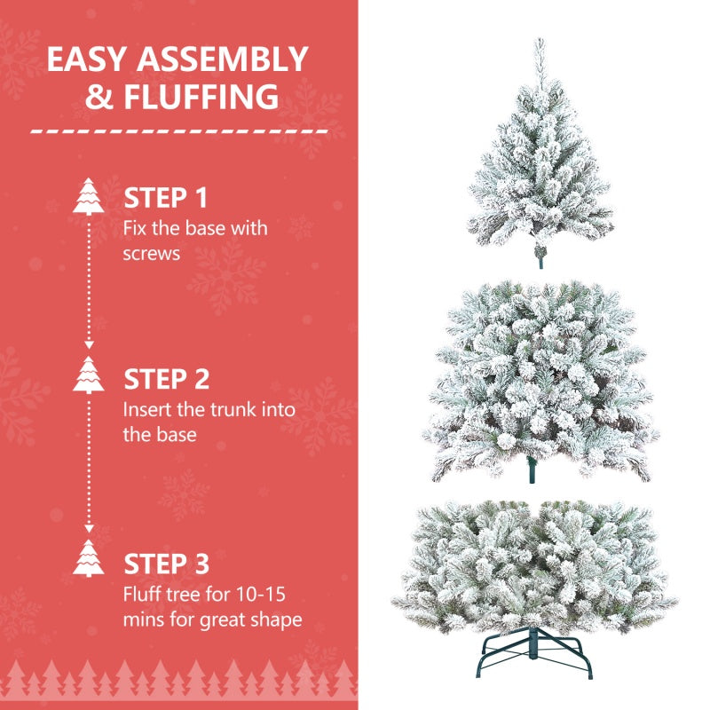 GoFuraaly™ Classic Artificial Christmas Tree | Easy Setup & Reusable PVC
