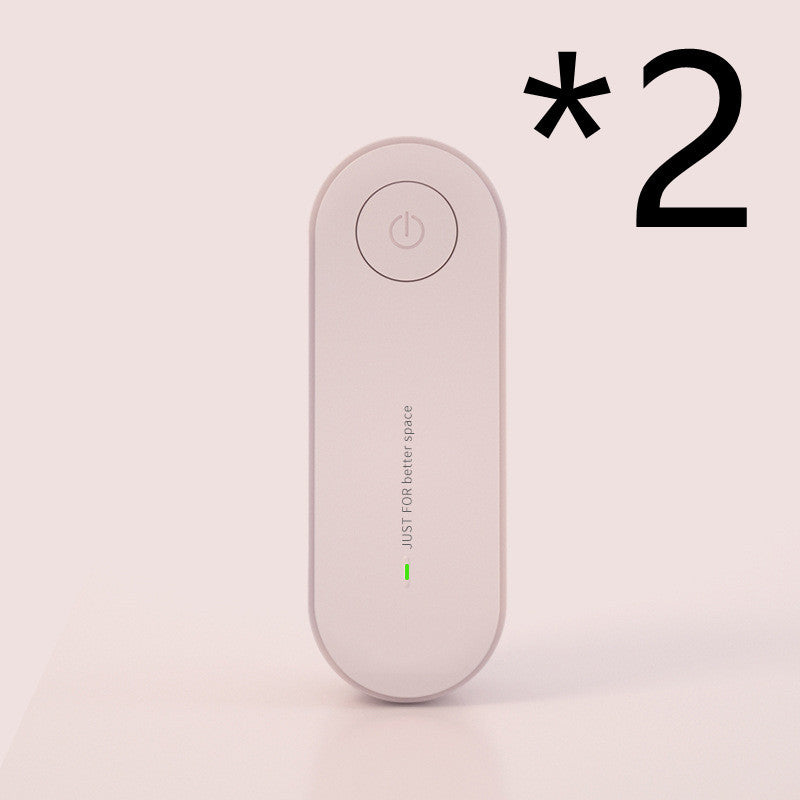 Portable Negative‑Ion Air Purifier & Deodorizer – Home Office USB Compact Fresh Air Device