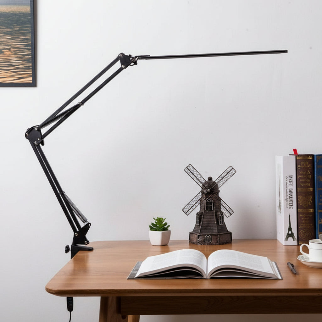 GoFuraaly™ Professional Long Arm Folding LED Desk Lamp