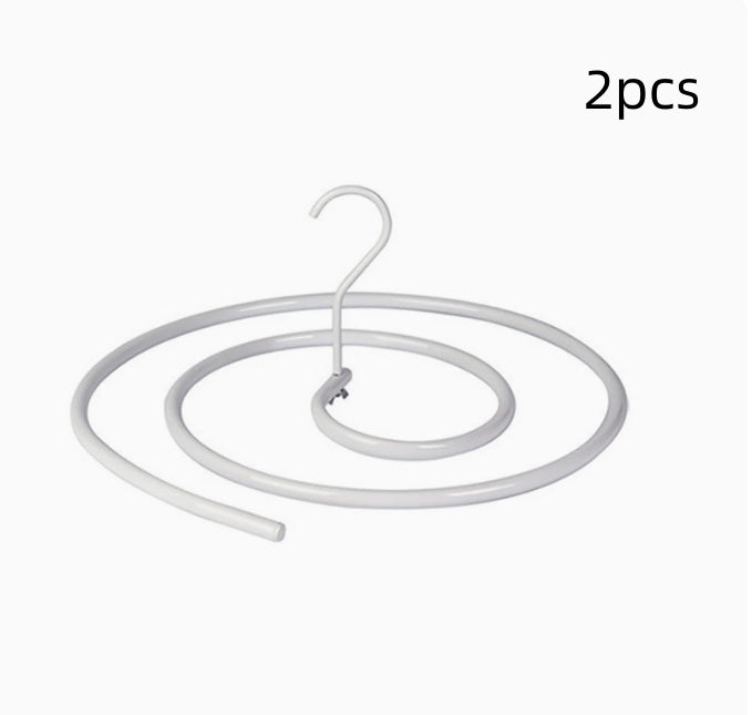 GoFuraaly™ Space-Saving Spiral Drying Rack | Stainless Steel Quilt & Bed Sheet Hanger