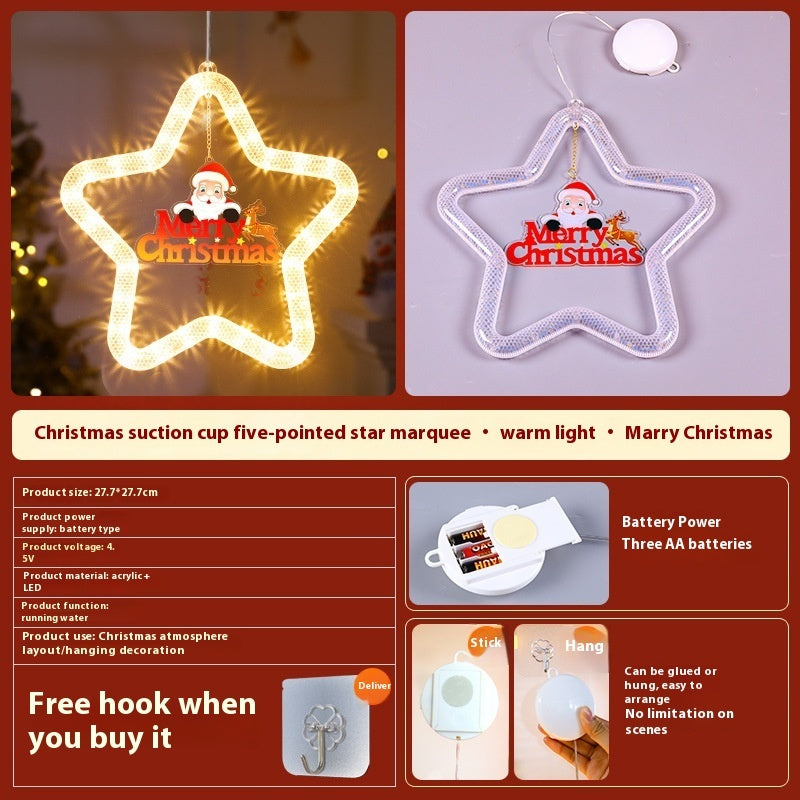 GoFuraaly™ LED Star Christmas Pendant Light | Battery Powered Window & Wall Decoration
