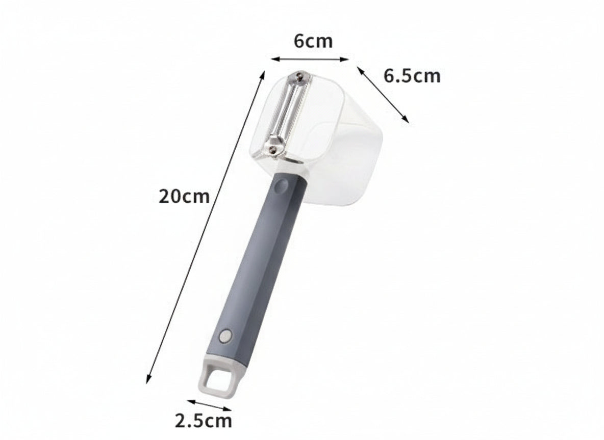 GoFuraaly™ Single-Head Stainless Steel Peeler— Compact, Durable, and Versatile