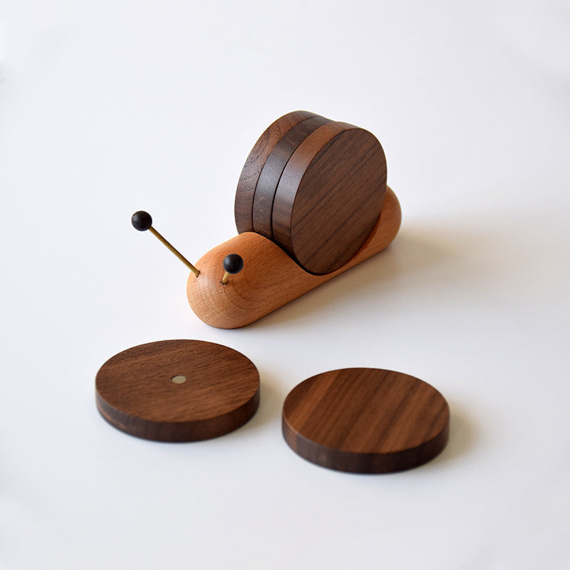 GoFuraaly™ Modular Wooden Coaster & Trivet Set | Geometric Puzzle Design