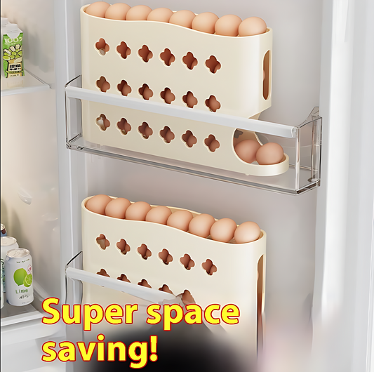 GoFuraaly™ Automatic Rolling Egg Dispenser & Fridge Organizer