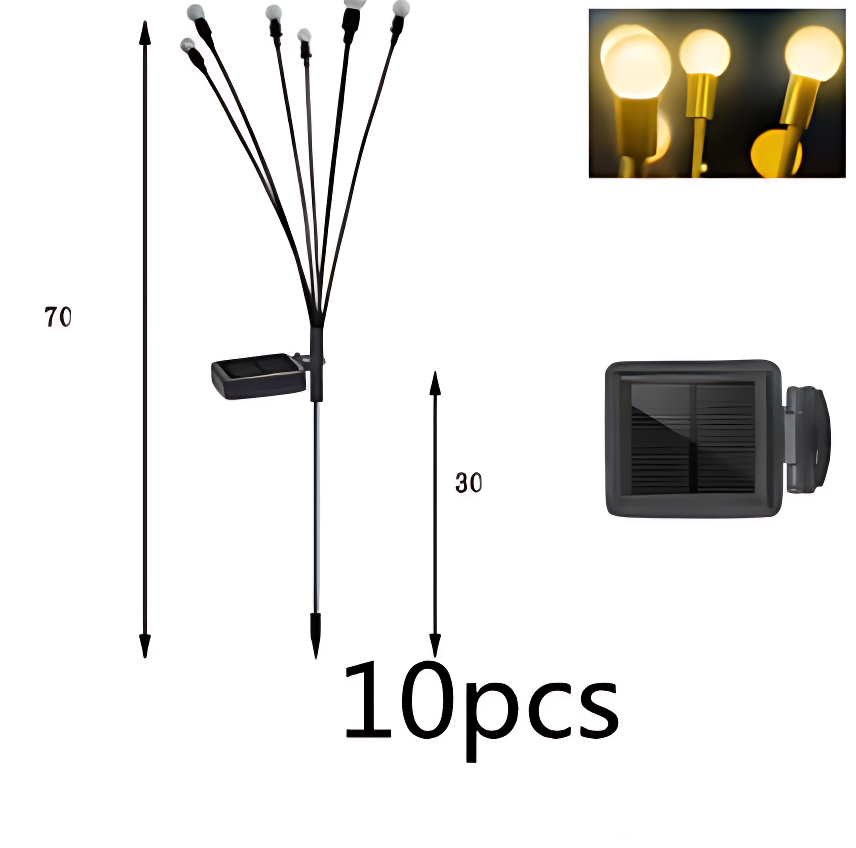 GoFuraaly™ Solar Swaying Firefly Garden Lights (Waterproof)