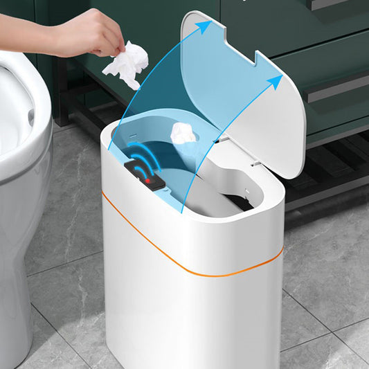Smart Induction Trash Can – Automatic Sensor Lid, Leak‑Proof, UV & Deodorization