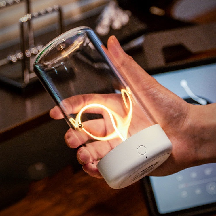 GoFuraaly™ Ambient Glow™ USB-C Rechargeable LED Night & Camping Light – Transparent, Anti-Drop, Dual-Mode Design