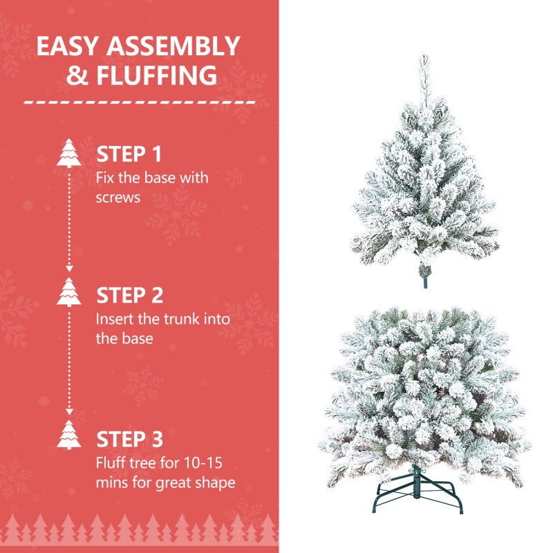 GoFuraaly™ Classic Artificial Christmas Tree | Easy Setup & Reusable PVC