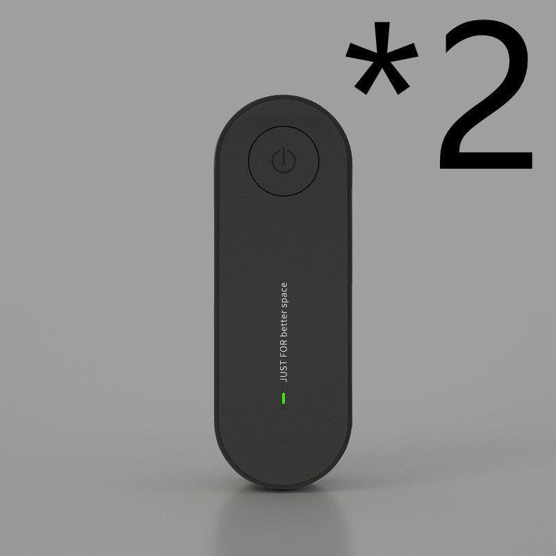 Portable Negative‑Ion Air Purifier & Deodorizer – Home Office USB Compact Fresh Air Device